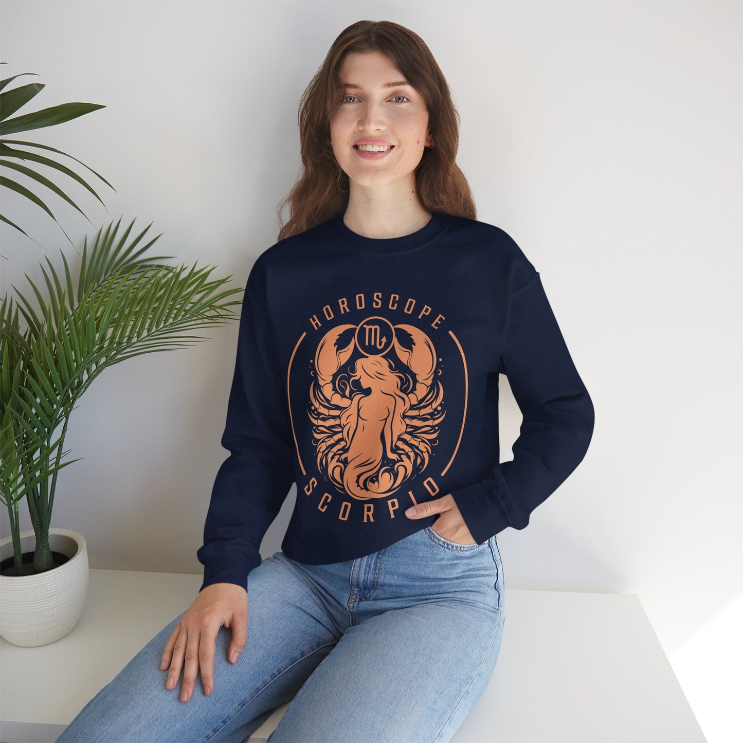 Scorpio Horoscope Unisex Heavy Blend™ Crewneck Sweatshirt