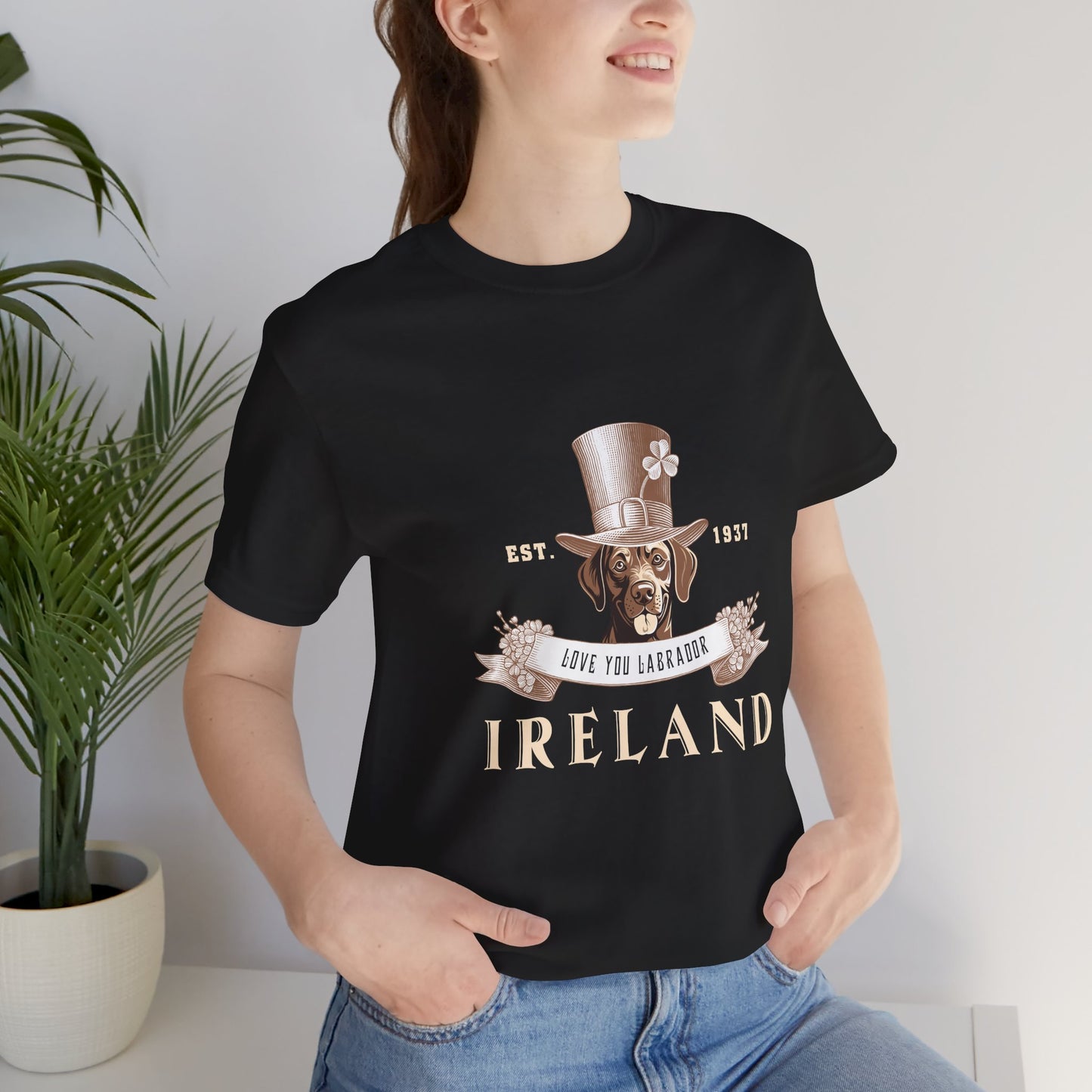 St. Patrick's Day Dog Lover Tee - Enjoy Your Labrador Ireland