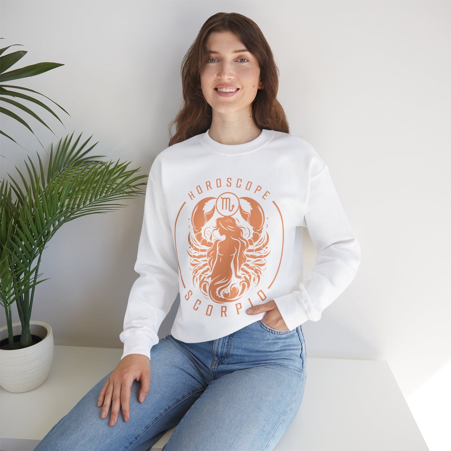 Scorpio Horoscope Unisex Heavy Blend™ Crewneck Sweatshirt
