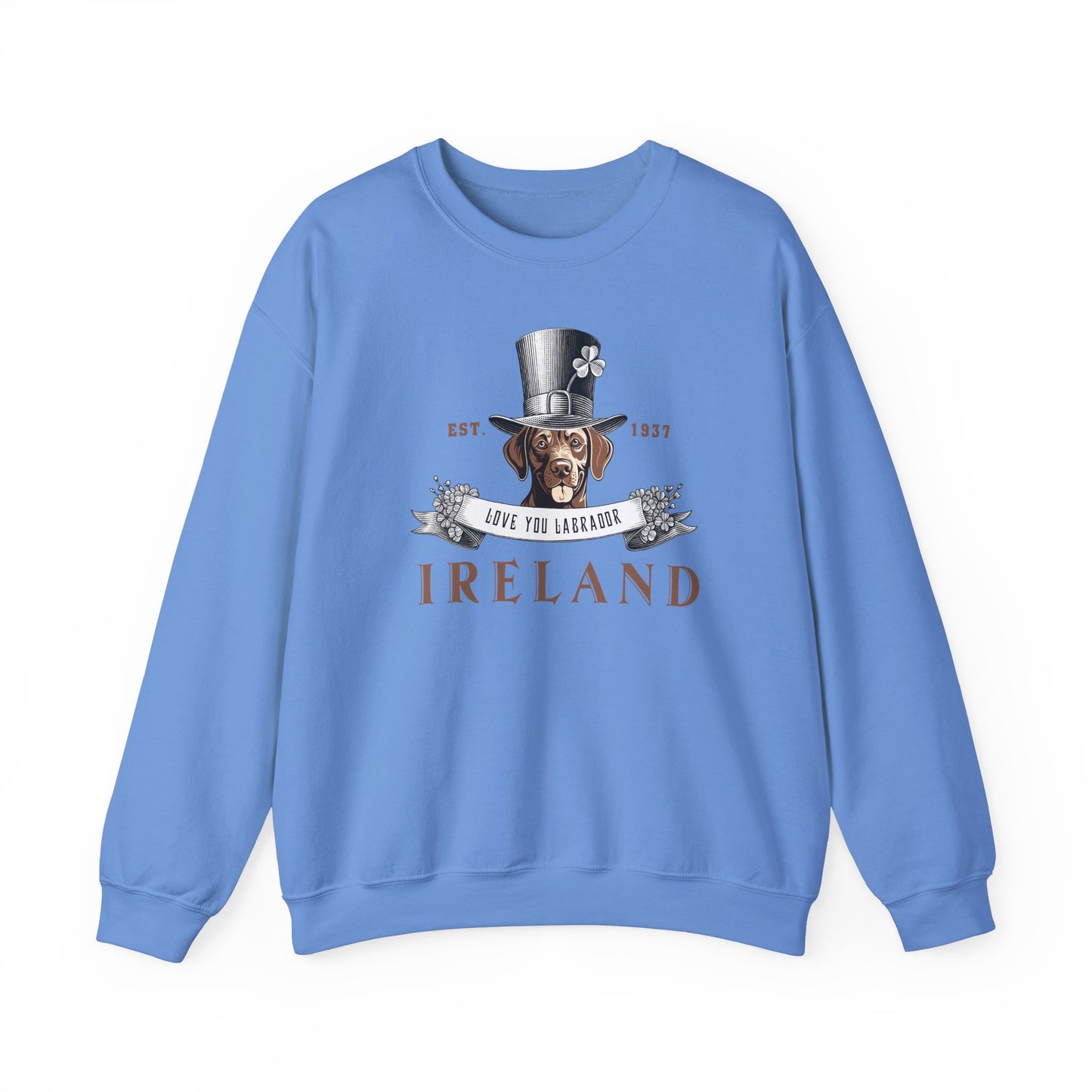 St. Patrick's Day Labrador Sweatshirt - Unisex Heavy Blend™ Crewneck