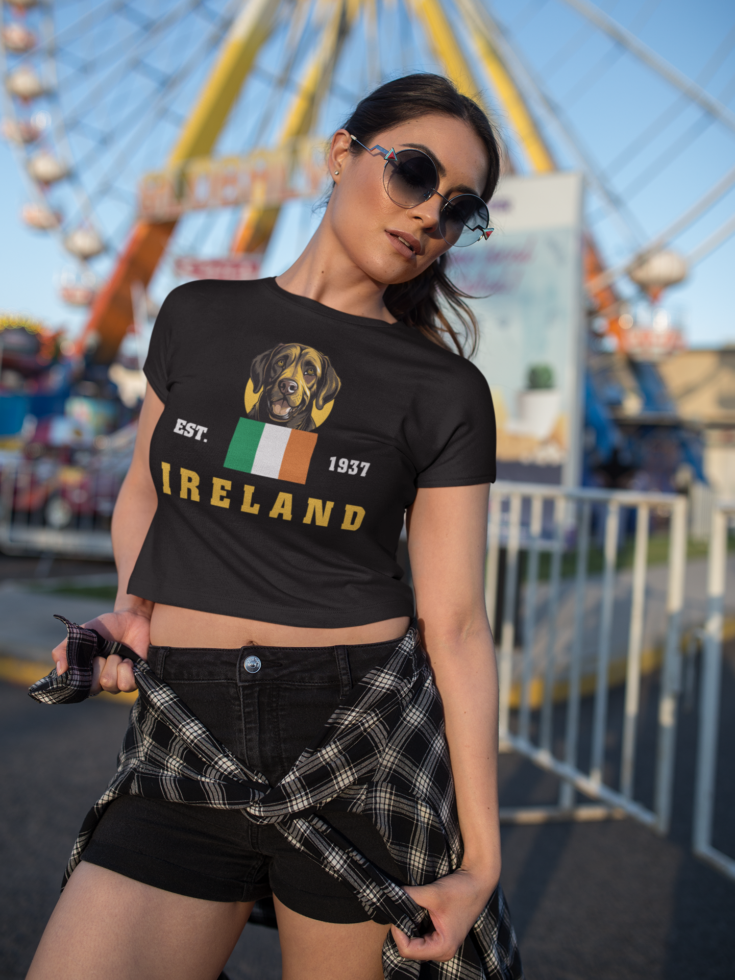 Irish Shirt, Irish Flag T-Shirt, Unisex, With Your Lovely Dog