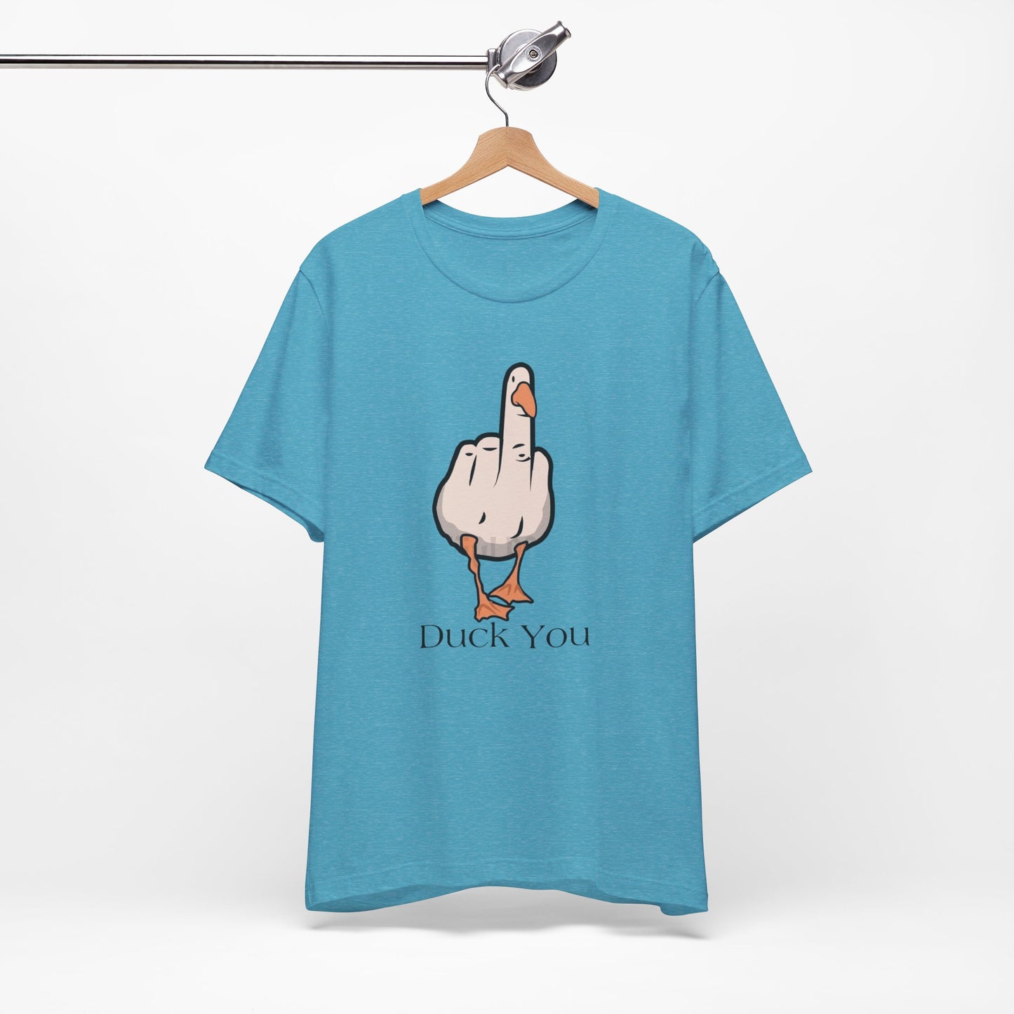 Funny Duck You Unisex Tee - Quirky Graphic Short Sleeve Shirt