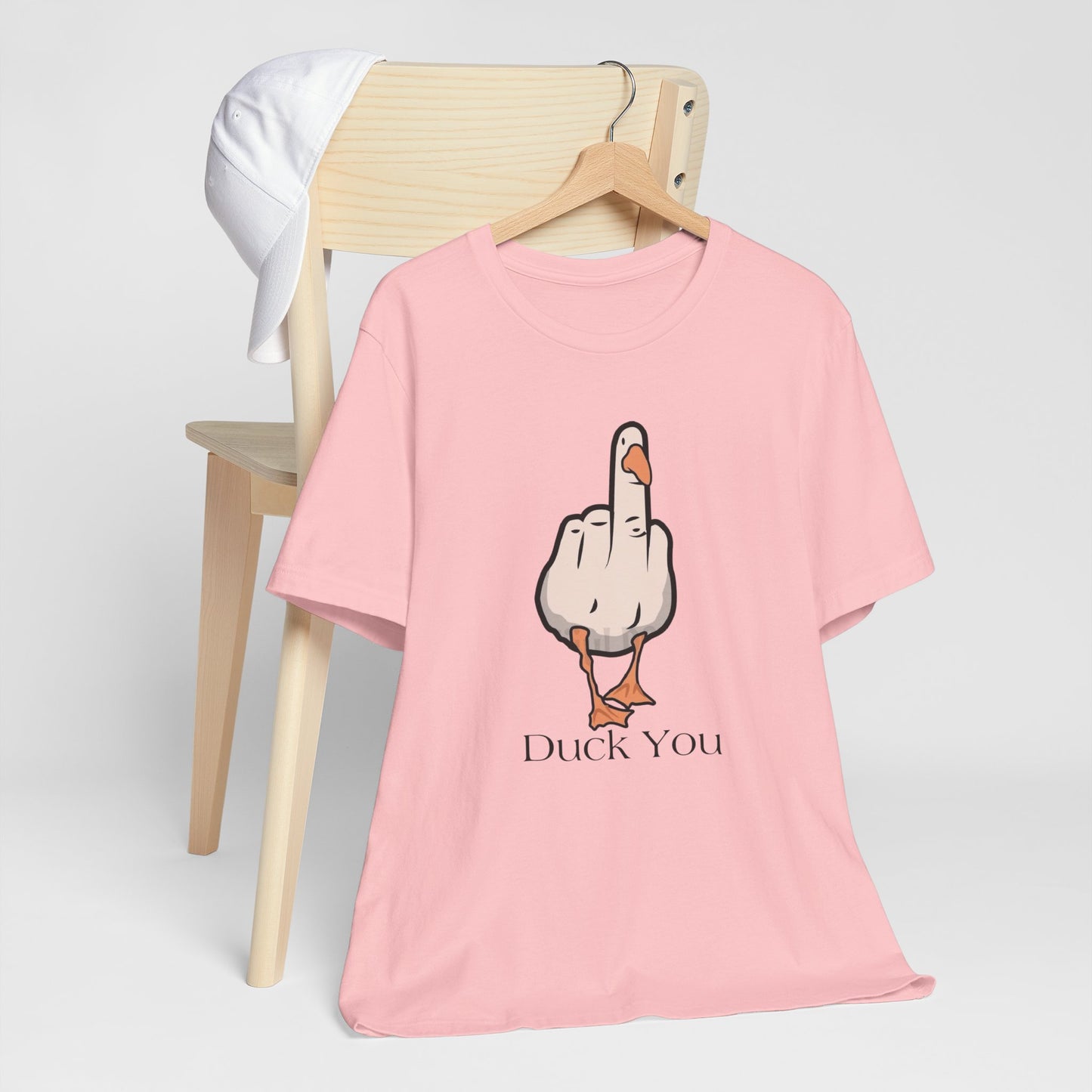 Funny Duck You Unisex Tee - Quirky Graphic Short Sleeve Shirt