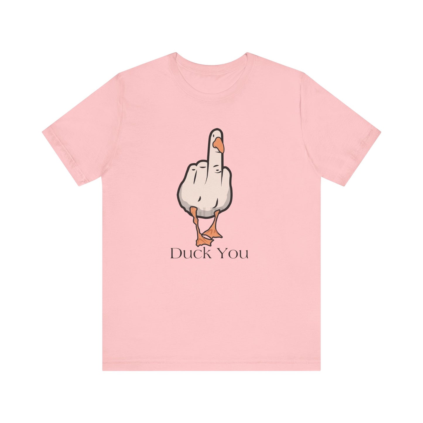 Funny Duck You Unisex Tee - Quirky Graphic Short Sleeve Shirt