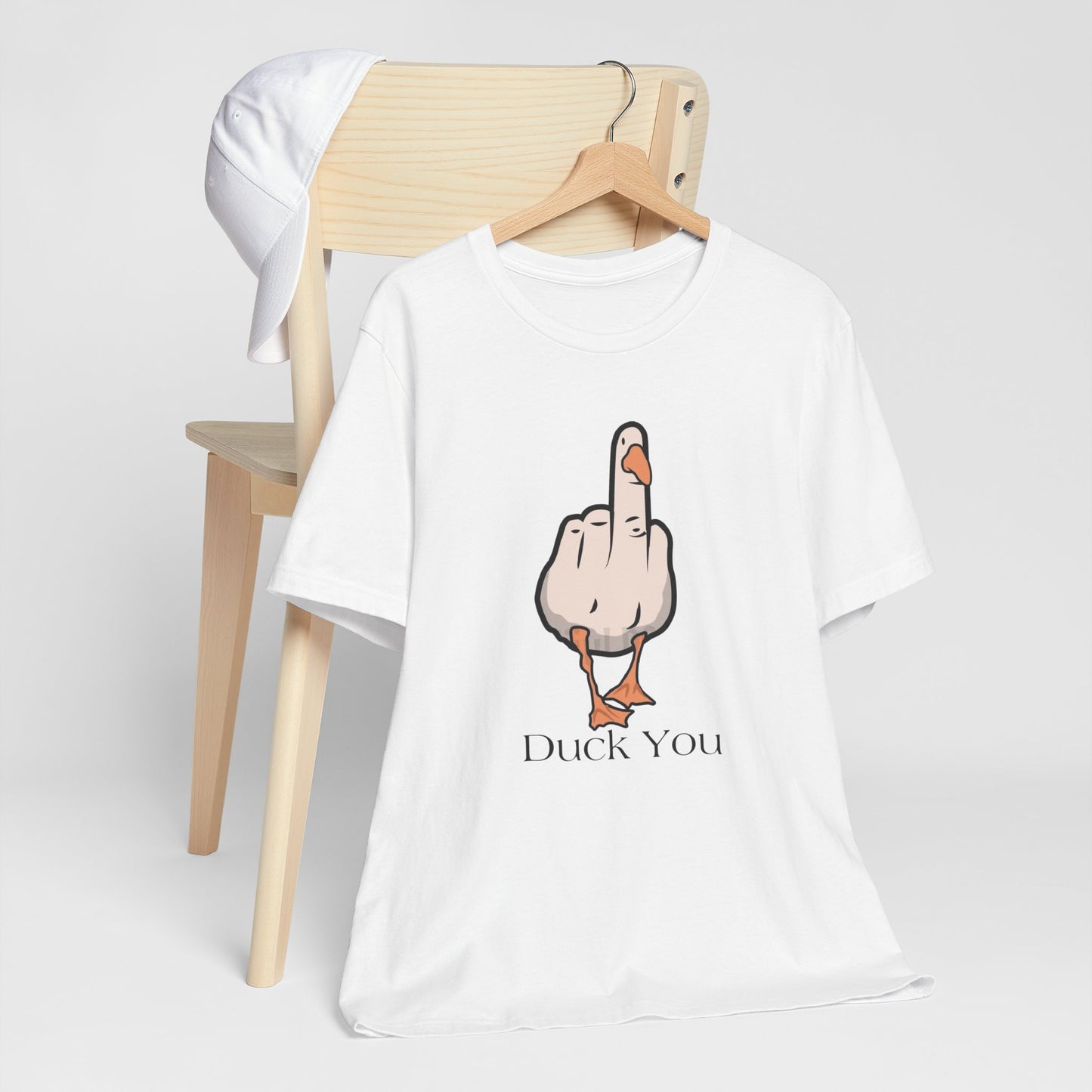 Funny Duck You Unisex Tee - Quirky Graphic Short Sleeve Shirt